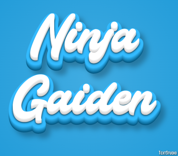Ninja Gaiden Effetto testo