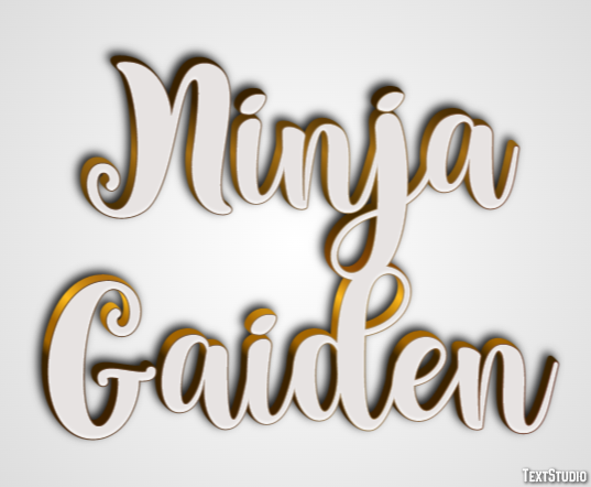 Ninja Gaiden Effetto testo