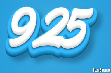 925 Text Effect