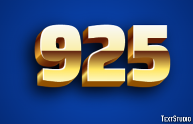 925 Text Effect
