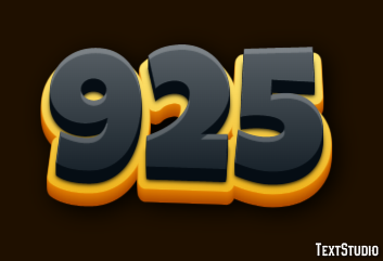 925 Text Effect