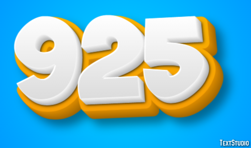 925 Text Effect