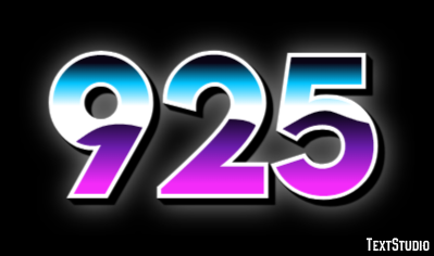 925 Text Effect