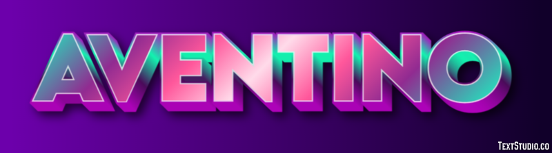 Aventino Effetto testo