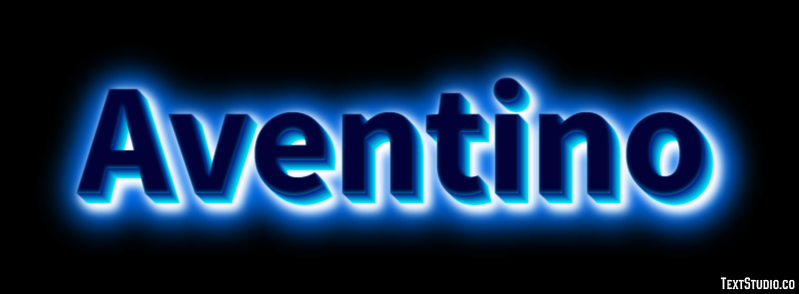 Aventino Effetto testo