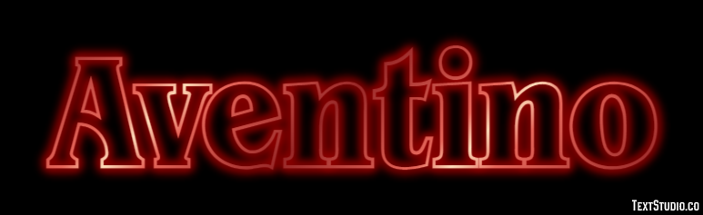 Aventino Effetto testo