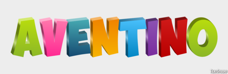 Aventino Effetto testo