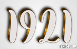1921 Effetto testo