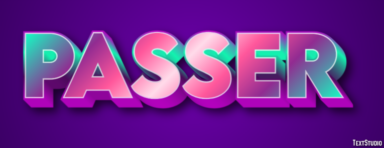 Passer Texteffekt
