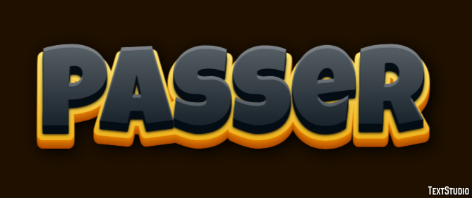 Passer Efeito de texto