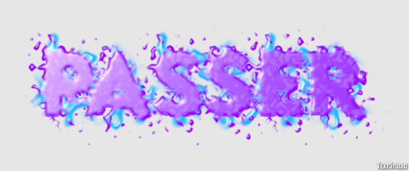 Passer Texteffekt