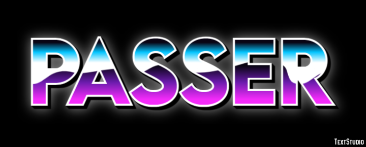 Passer Texteffekt