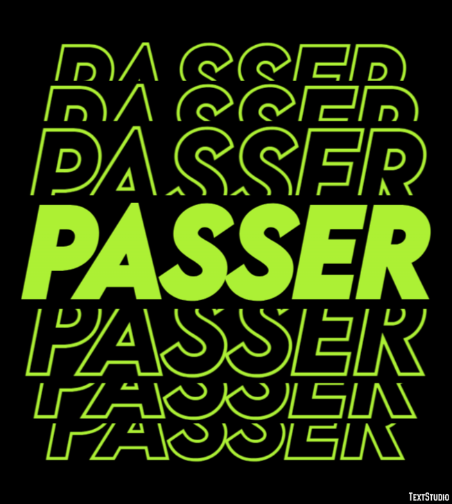 Passer Texteffekt