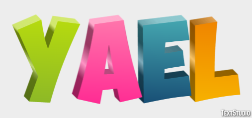 Yael Effet de texte