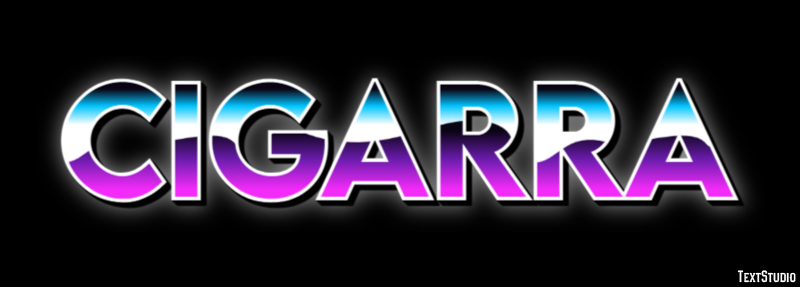 Cigarra テキスト効果