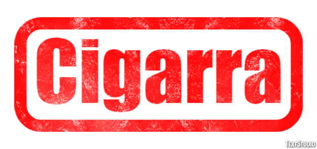 Cigarra テキスト効果