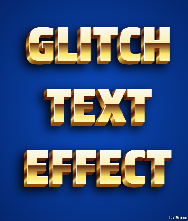Glitch Text Effect Text Effect