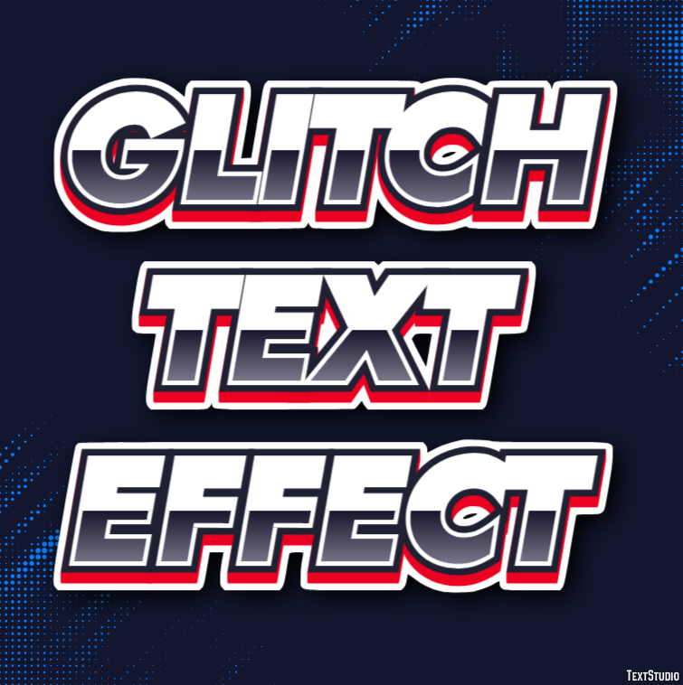 Glitch Text Effect Text Effect