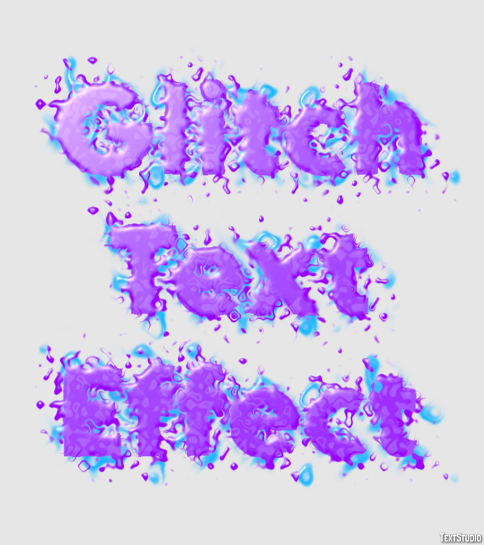 Glitch Text Effect Text Effect