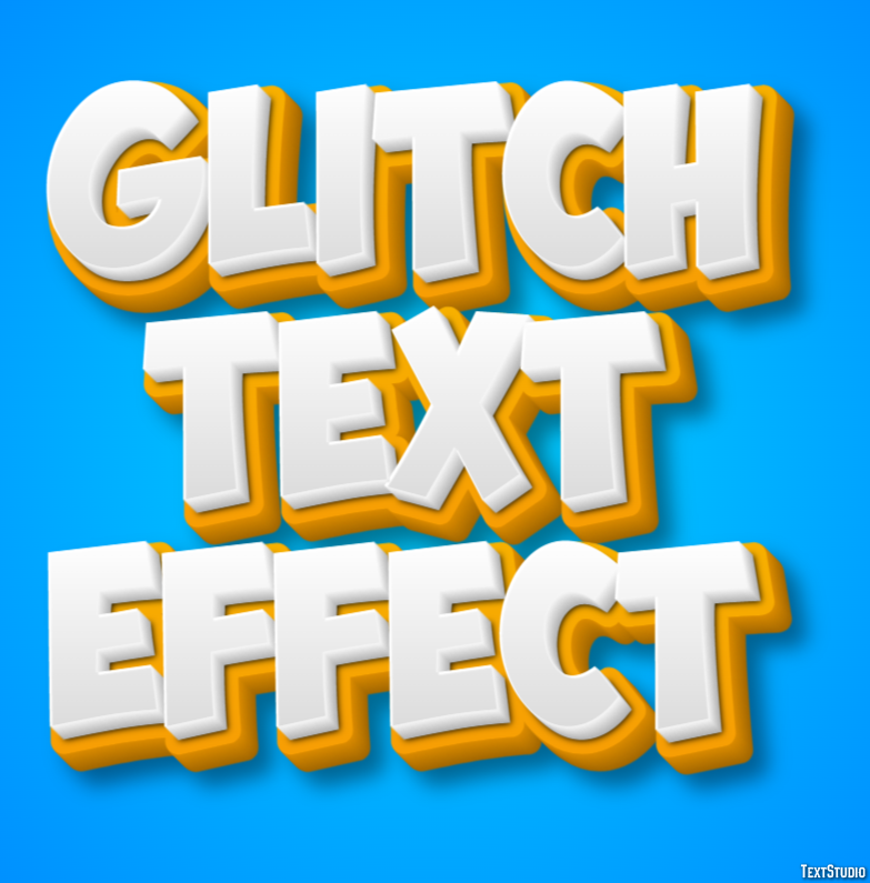 Glitch Text Effect Text Effect