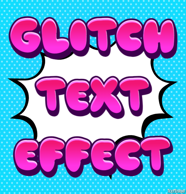 Glitch Text Effect Text Effect