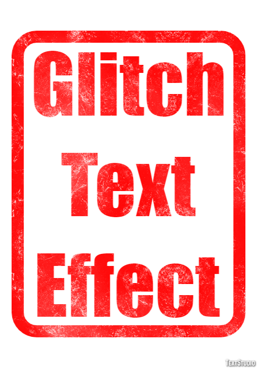 Glitch Text Effect Metin efekti