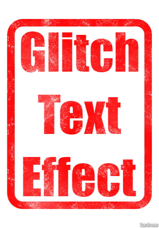 Glitch Text Effect Text Effect