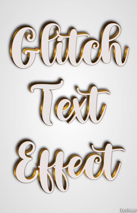 Glitch Text Effect Metin efekti