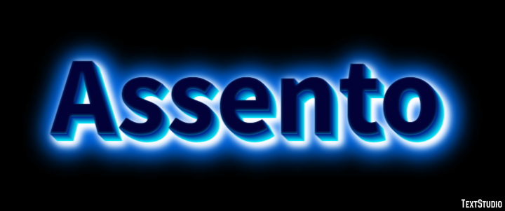 Assento Efeito do texto