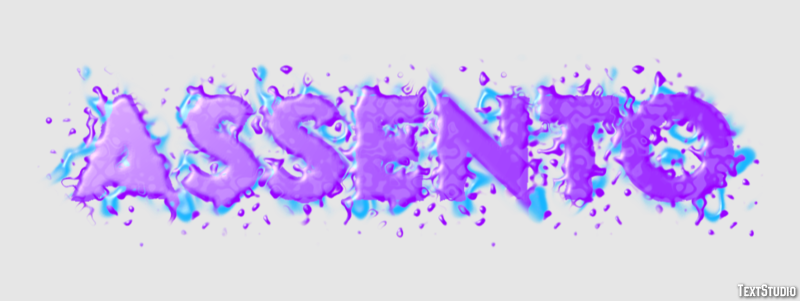 Assento Efeito do texto