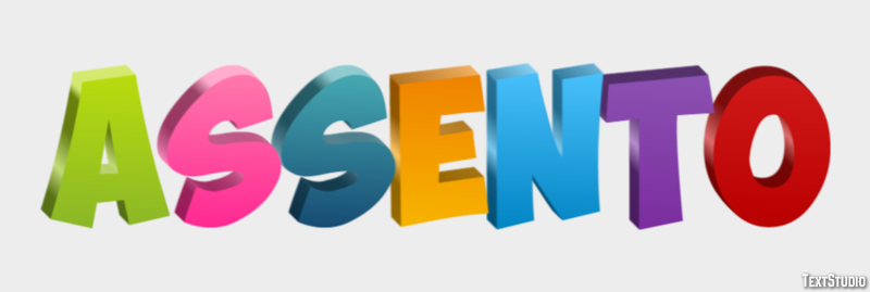 Assento Efeito do texto