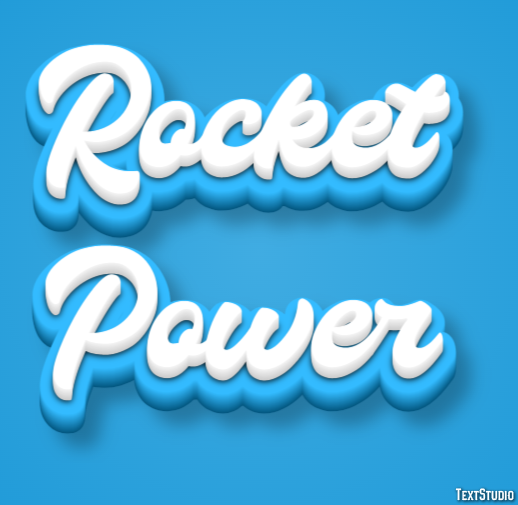 Rocket Power Text Effect