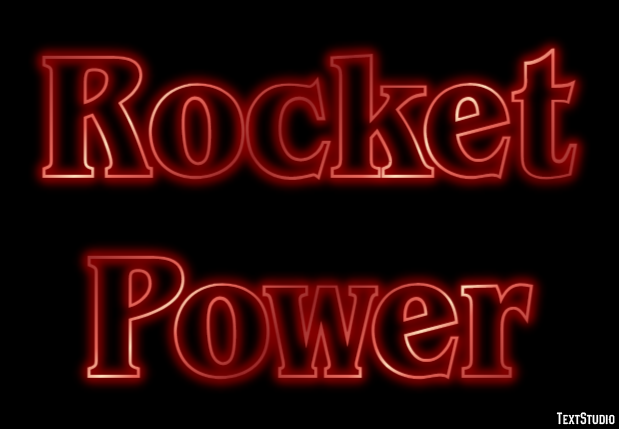 Rocket Power Text Effect