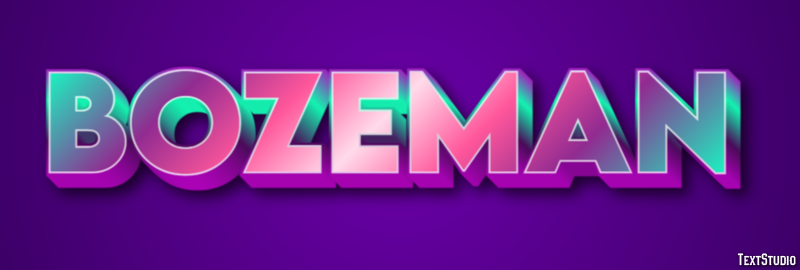 Bozeman Efekt tekstowy