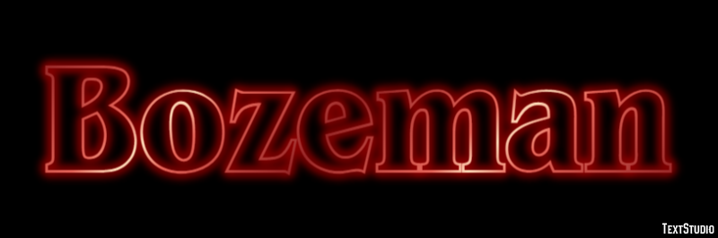 Bozeman Efekt tekstowy