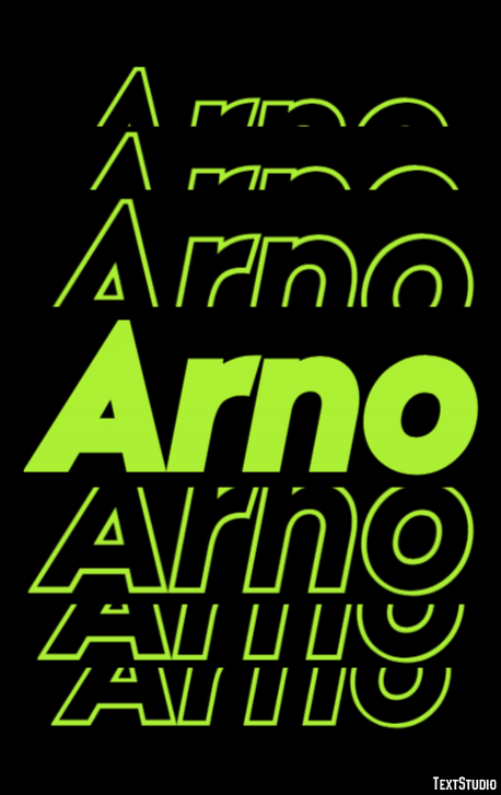 Arno Text Effect