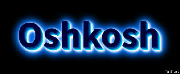 Oshkosh Tekst Effect