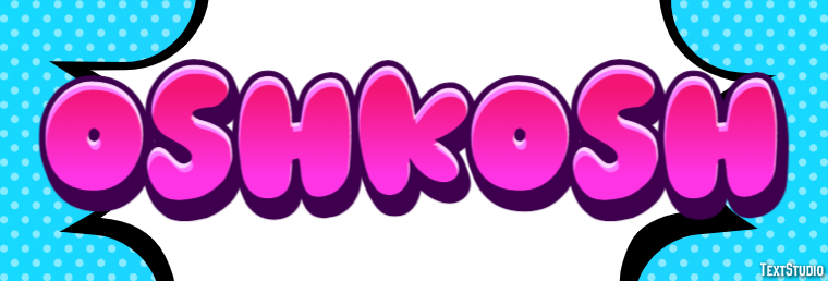 Oshkosh Эффект текста