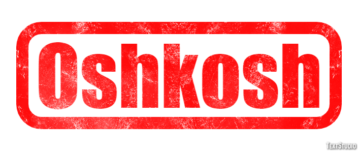 Oshkosh Эффект текста