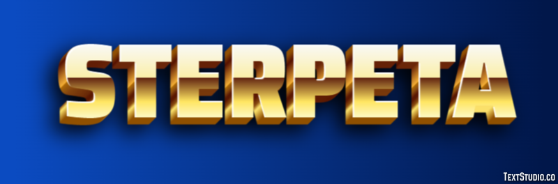 Sterpeta Efecto de Texto