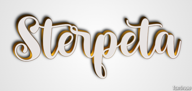 Sterpeta Efecto de Texto