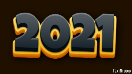 2021 Efekt tekstowy