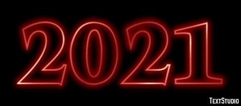 2021 Efekt tekstowy