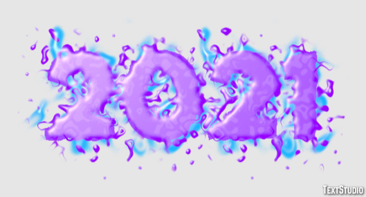 2021 Efekt tekstowy