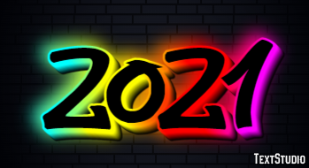 2021 Efekt tekstowy