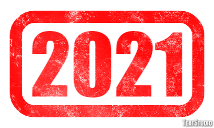 2021 Efekt tekstowy