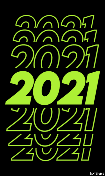 2021 Efekt tekstowy