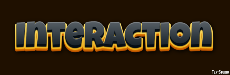 Interaction Text Effect