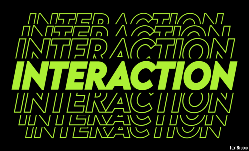 Interaction テキスト効果