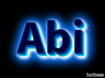 Abi Text Effect